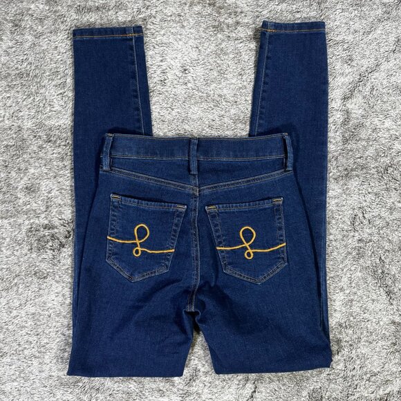 Lilly Pulitzer Eagan High Rise Skinny Jean Sz 00 - Picture 7 of 8